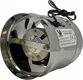 Ventilátor ku krbu, kachliam - Kanálový ventilátor turbína WH 100 EBM 66 m3 / h EBM