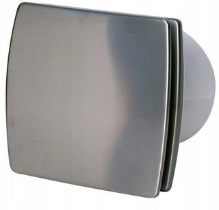 Krbová mriežka - Kúpeľňa ventilátor 120 Štandardné 150 m3 / h Inox