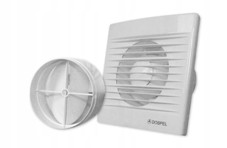 Ventilátor - Ventilátor stenového vzduchu 120 S-P s škrtiacou klapkou