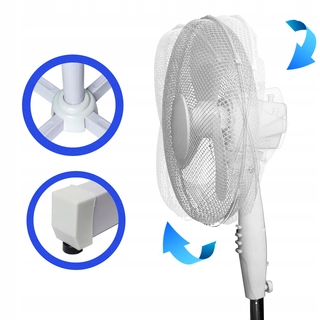 Ventilátor - Fan veterný mlyn stojí silná veľká