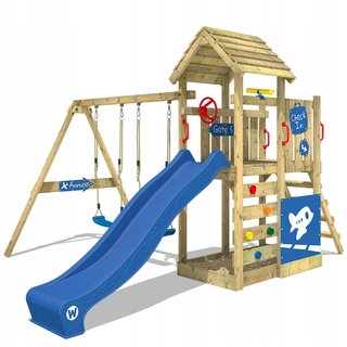 Detské ihrisko -  Drevené ihrisko WICKEY MultiFlyer Deluxe