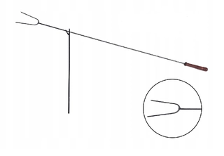Vidlice na opekanie - Ohnisková vidlica (vidlice) Grilovacie vidly 140 cm 10 ks.