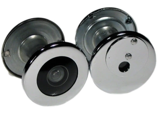 Dvere Viewfinder cyklop Panorama Chrome Hole Fia20
