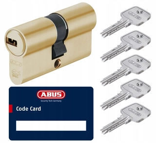 Zámok na dvere -  ABUS D10 VLOŽKA MOSAZ 30/50 CERTIFIKÁT TRIEDY C 5 KĽÚČOV