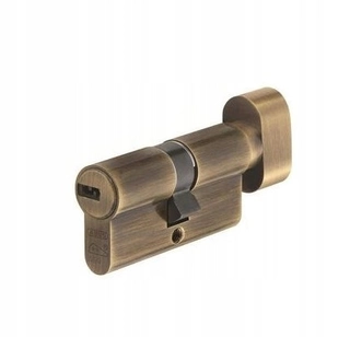 Zámok na dvere -  Gombík na stielku Abus KD10 po 35 35/35 mosadzný bronz