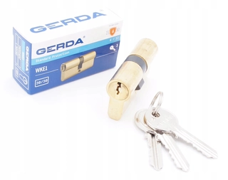 Zámok na dvere -  Vložka bubna pre zámok dverí 35/35 Gerda Brass