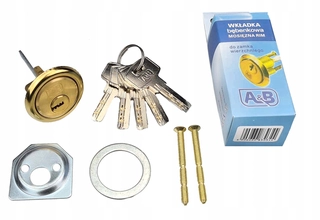 Zámok na dvere -  Okrúhla vložka pre 5 kľúčov Top -up Lock
