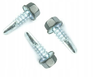 Skrutka s vlastnou skrutkou 5.5x19 Galvanizovaná +RAL7016 100 kusov