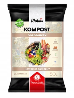 Záhradná pôda - Wokas záhradný kompost 50L hnojí zem
