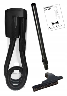 Centrálny vysávač -  Wally Flex Black Accessories Set and Stand