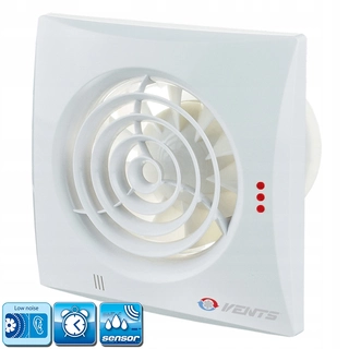 Ventilátor - Prieduchy Utíšte Higrotimer ventilátora 100 mm, biela