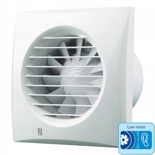 Ventilátor - Otvory Tichý Mildduo ventilátor 100 mm, tichý biely