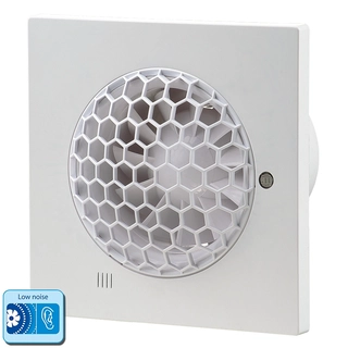 Ventilátor - Prieduchov Tichý-S ventilátor, fi 100 mm, biela