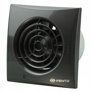 Ventilátor - Prieduchy Utíšte tichý 100 mm ventilátor, čierny.