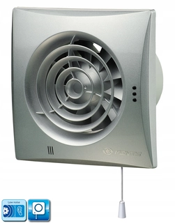 Ventilátor - Otvory Quiet Fan 100 mm Satin-Alum