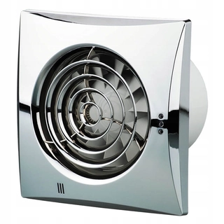Ventilátor - Otvory Tichý Chrome Th 100 Timer Higro ventilátor