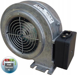 Ventilátor WPA HL 06 časť. Hallovo kormidlo. zPID