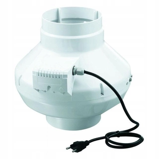 Ventilátor - VK125 kanálový ventilátor - 365M3 / H Otvory