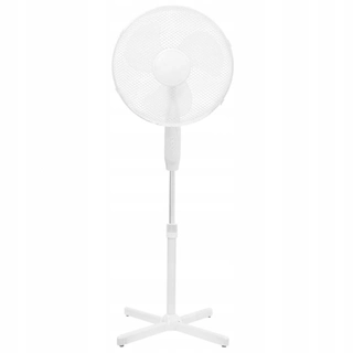 Ventilátor - Stojanový ventilátor 16 "" 45W, biely DEDRA