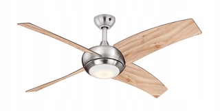 Ventilátor - Borealis LED stropný ventilátor s diaľkovým ovládaním, hnedým