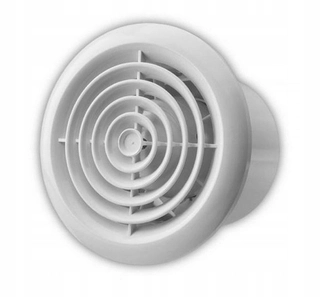 Ventilátor - Stropný ventilátor biele okrúhle otvory