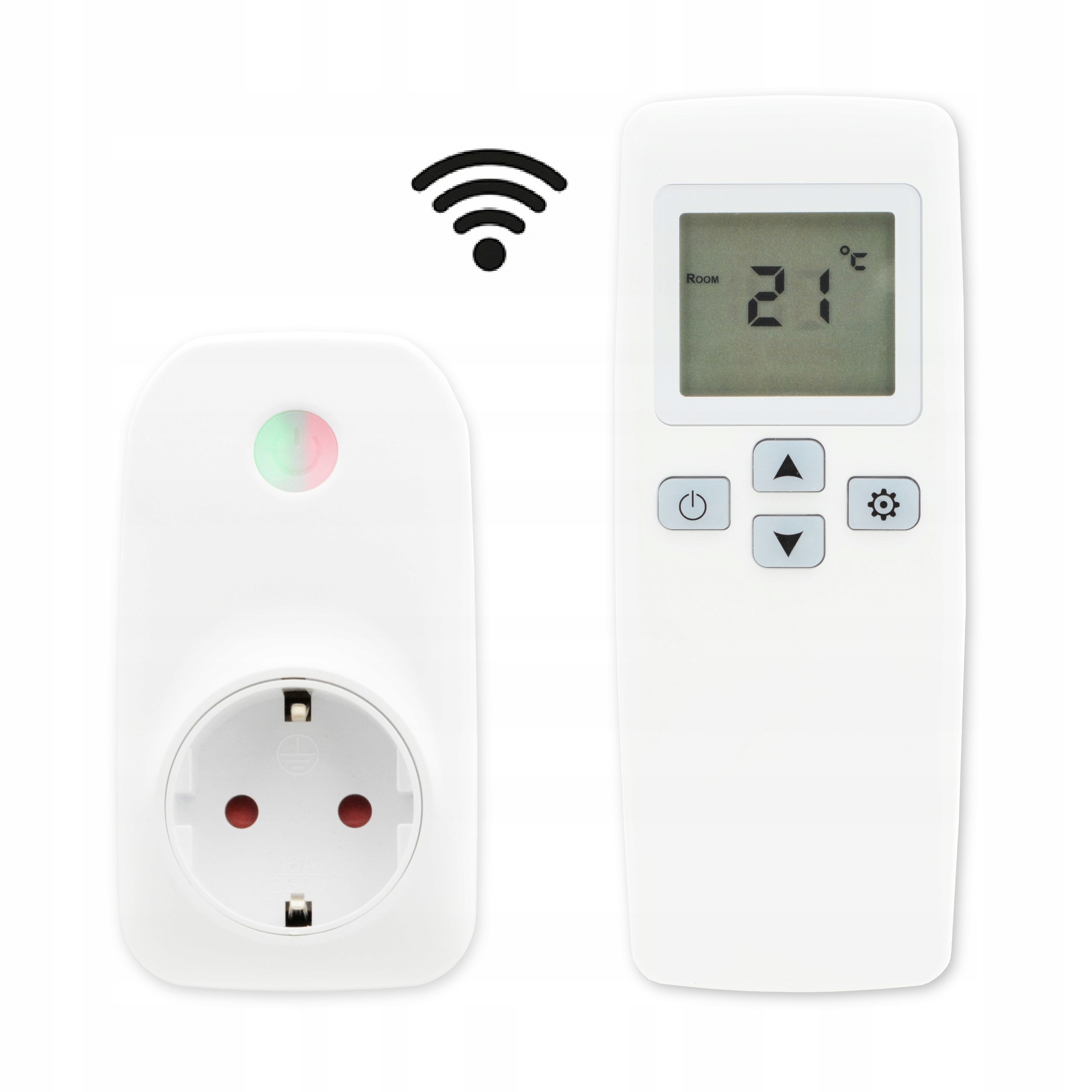 Wi-Fi zásuvkový termostat s REMOTE, ovládač pre Wi-Fi zásuvku termostatu