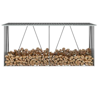 Stojan na drevo - Wood ľahká, pozinkovaná oceľ, 330x84x152 cm