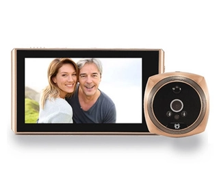 Pohľad na dvere LCD 4.3 140 ° HD Pohybový senzor