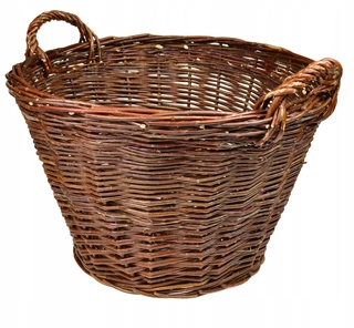 Prútené - Prútený kôš pre záhradu na zemiakových listoch 50 cm