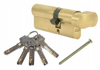 Zámok na dvere -  Dvere vložte 30 g/30 M&D cyklop s gombom