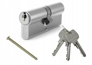 Zámok na dvere -  Lock insert 25/30 Gerda E1 Nikiel