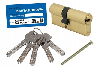 Zámok na dvere -  Zamknutá vložka 30/35 M&D schválenie schválenia