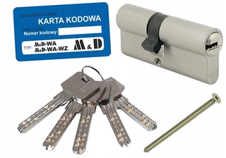 Zámok na dvere -  Vložte s certifikátom dverí k dverám do zámku 40/40 M&D
