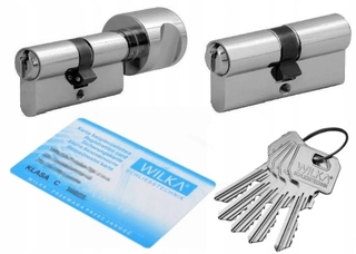 Zámok na dvere -  Vlk vložky 30/45 + 45/30G triedy C K423