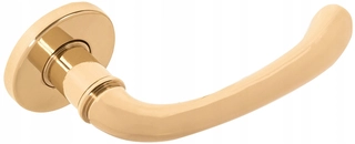 Kľučky na dvere - Talianska rukoväť Gaja Brass Gold Rosette