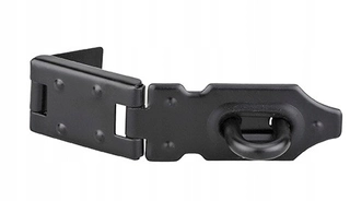 Zámok na dvere -  100 mm vreteno Black Thirard pre visiaci zámok