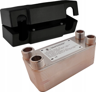 Tepelný výmenník 45 kw 34 disku 1 "s izoláciou
