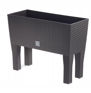 Balkónový kvetináč - Vysoký ratanový hrniec so zavlažovaním 60cm DRTC600H