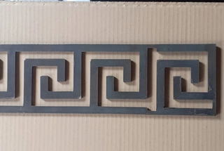 Pletivo, oplotenie - Grécky vzor 130x1480x4mm kované brány