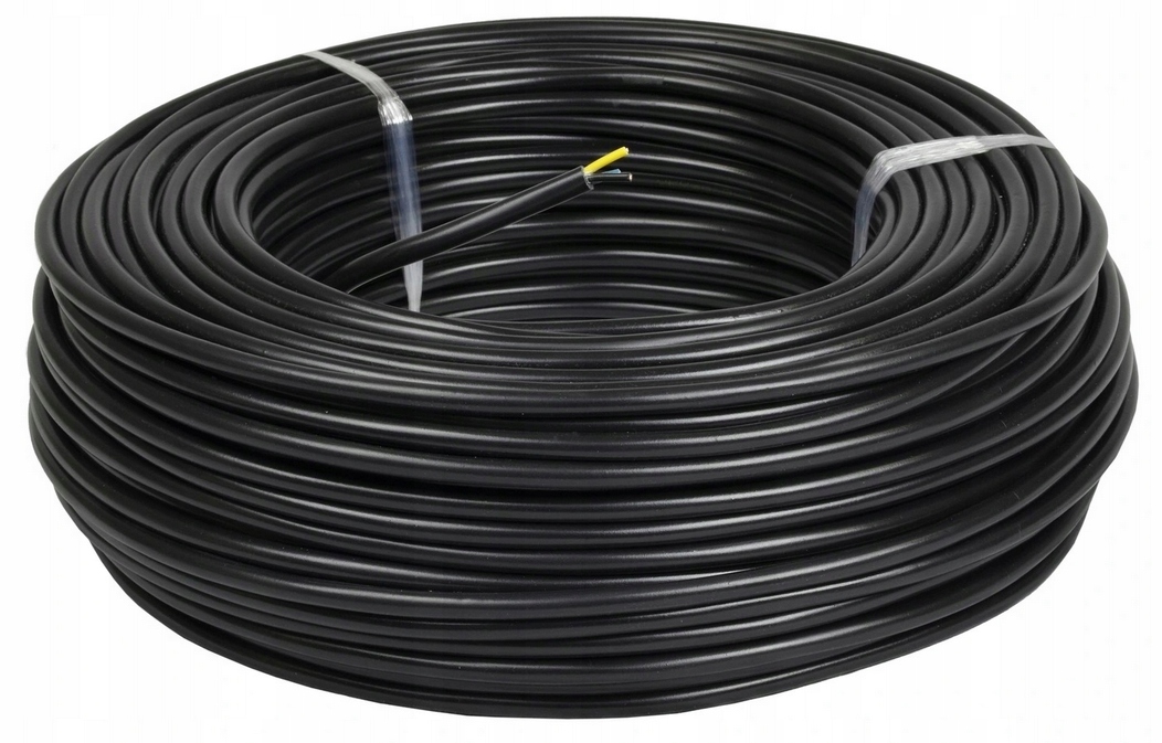 Okrúhly elektrický, inštalačný, zemniaci kábel YKY Mercor 3 x 1,5
