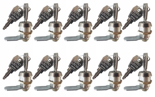 Zámok na dvere -  Hrad pre OHS Cabinet Euro-Lock B671 x 10 ks