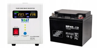 Núdzové napájanie UPS SINUS 800E 40Ah prevodník