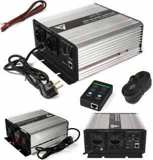 Solárny panel - UPS + AVR 12V / 230V 1200W / 600W núdzového napájania