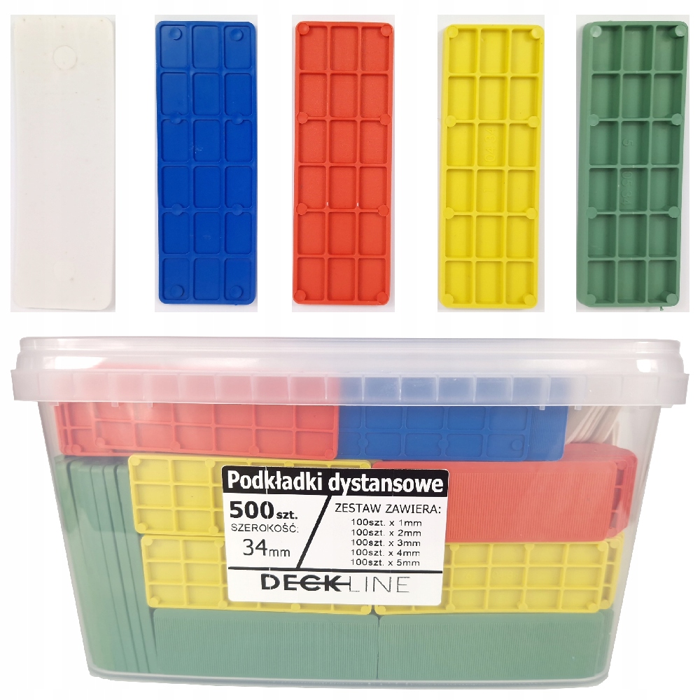 PVC krytky parapetov Deckline 3,4 x 10 cm 500 ks.