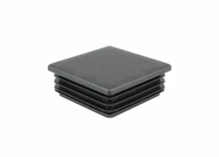 Zástrčka pre profilovú zástrčku 120x120 Black 10 ks