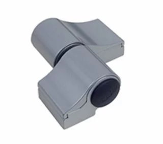 Závesy, pánty - 2 otáčanie závesu dverí 67 mm strieborný fapim loira+