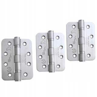 Závesy, pánty - Dverové závesy vzájomne prepojené Inox Zoo 102x76x3mm 3 ks