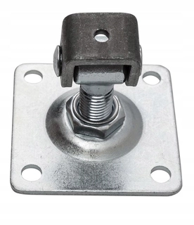 Závesy, pánty - 16 mm nastaviteľný záves s doskou 80*80*3 mm