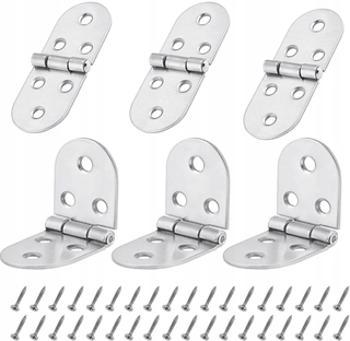 Závesy, pánty - Závesný záves 30x82 mm z nehrdzavejúcej ocele 6ks