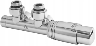 Hlavica, ventíl - Chróm 50 mm rohový ventil pre meď 15 PEX 16